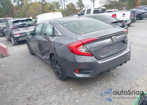 2020 Honda Civic Sport from USA, damaged, VIN 2HGFC2F8XLH602500
